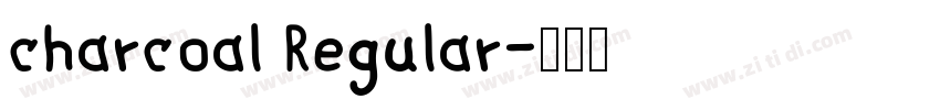 charcoal Regular字体转换